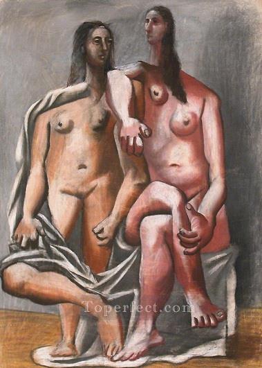 Dos bañistas 1920 cubismo Pablo Picasso Pintura al óleo